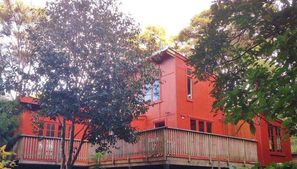 The Coromandel Treehouse Exterior foto